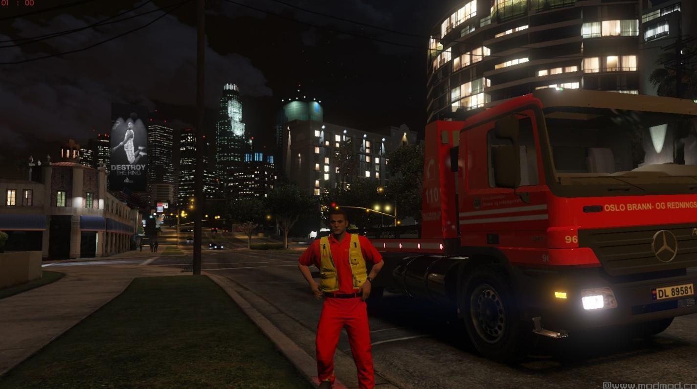 侠盗猎车手5MOD Norwegian OBRE - Flatbed O-96