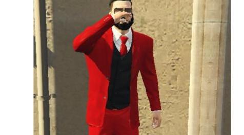 侠盗猎车手5MOD Red Tux For Franklin
