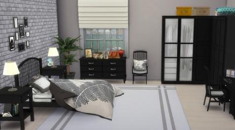 模拟人生4MOD kardofe_Hadr�n Bedroom 成人卧室