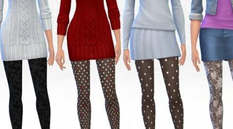 模拟人生4MOD  Birba32 Stockings set 4 - Winter-丝袜集4-冬季