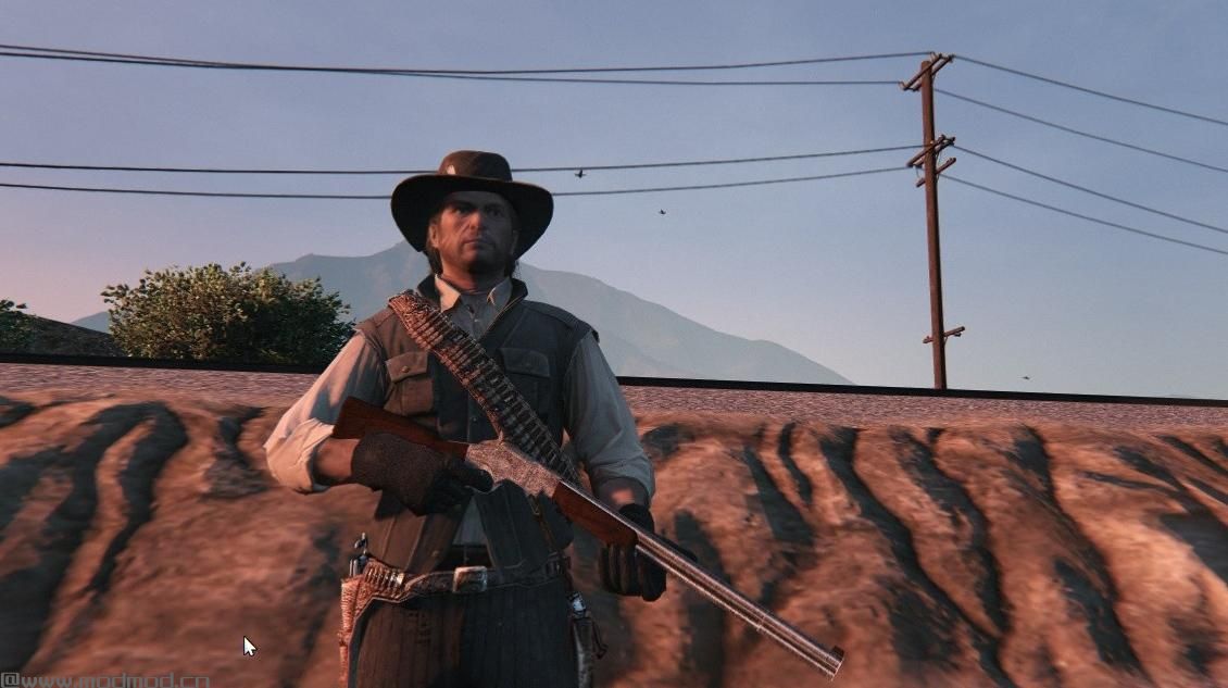 侠盗猎车手5MOD Winchester from Red dead redemption