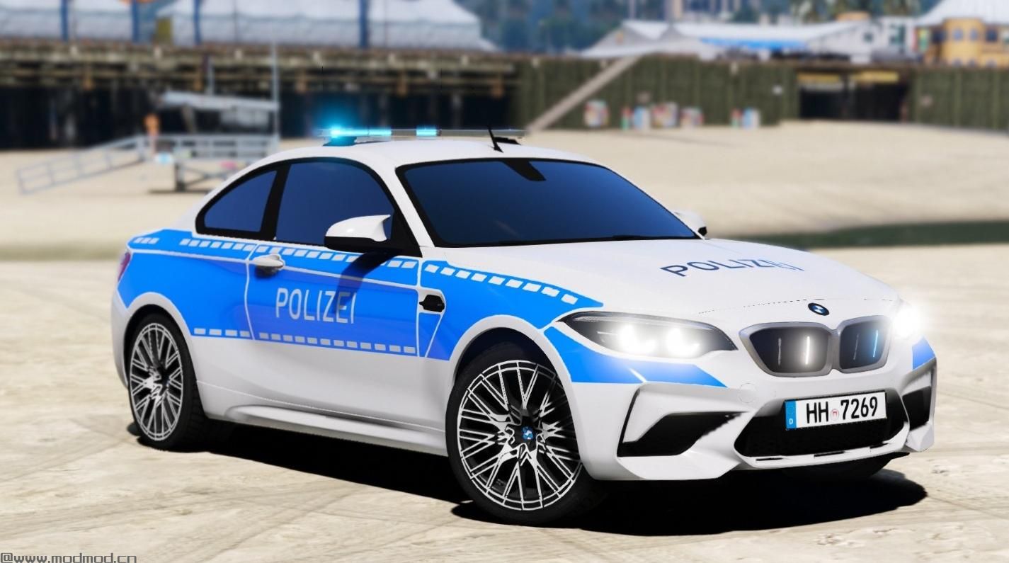 侠盗猎车手5MOD 2018 BMW M2 Polizei Hamburg