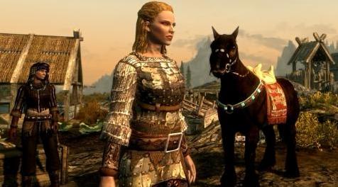 上古卷轴5：重置版MOD Redguard Traders with Mounts and Followers SE