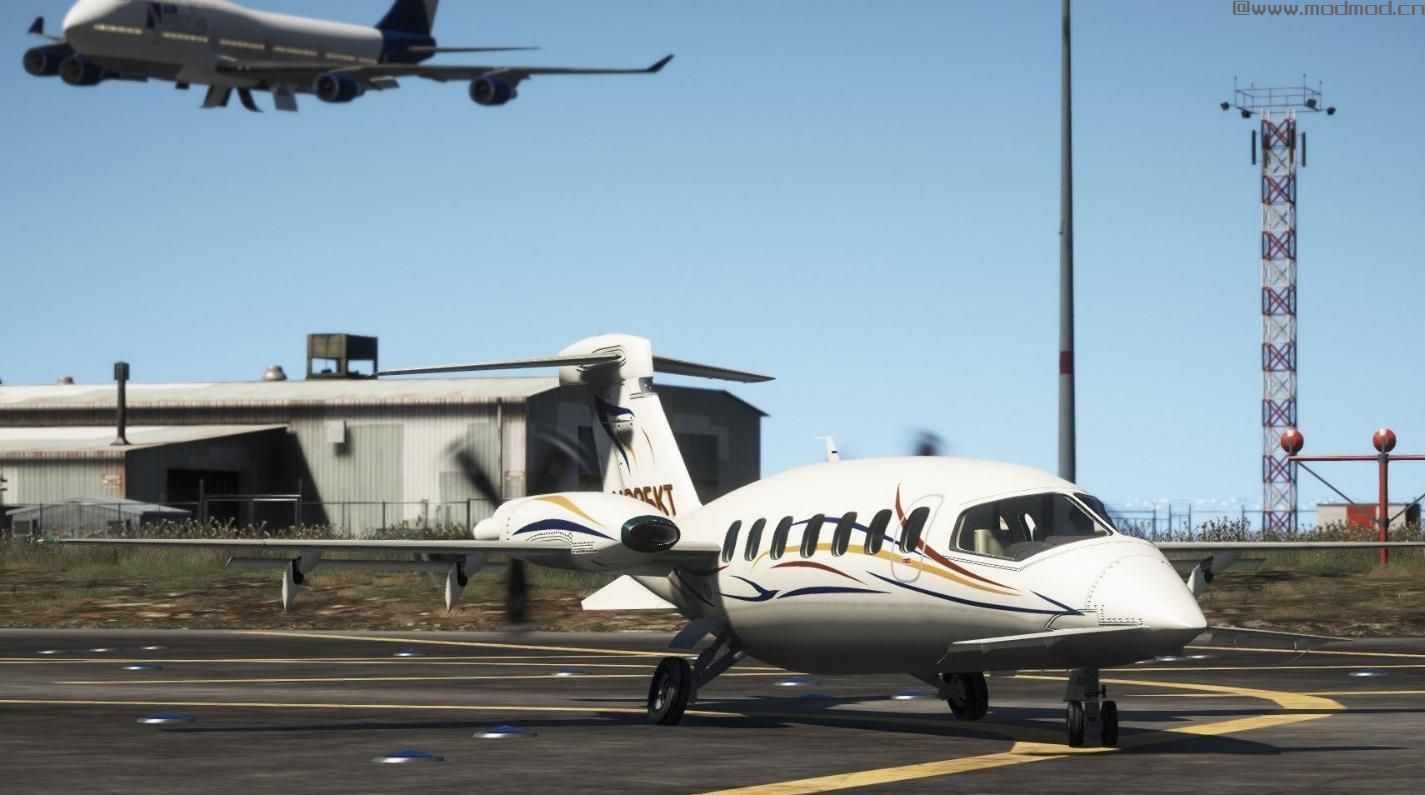 侠盗猎车手5MOD  Piaggio P.180 Avanti