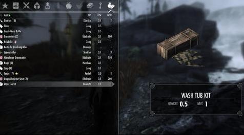 上古卷轴5：重置版MOD SKYWATER_washtub