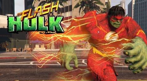 侠盗猎车手5MOD FLASH - HULK
