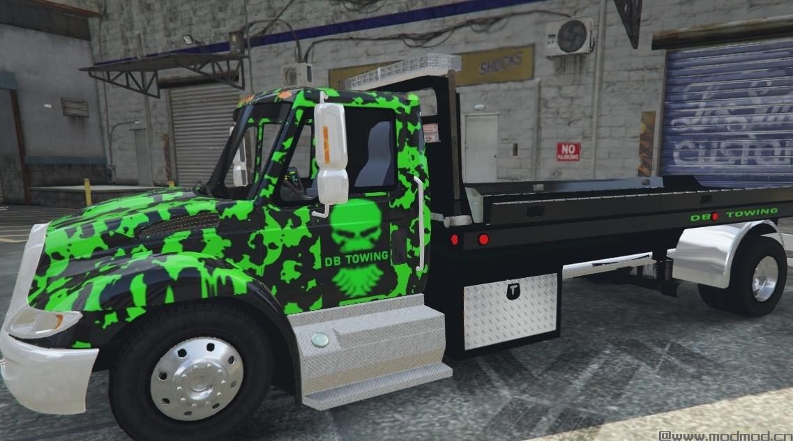 侠盗猎车手5MOD Flatbed Tow Truck Textures