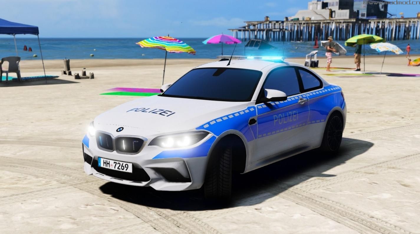 侠盗猎车手5MOD 2018 BMW M2 Polizei Hamburg