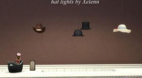 模拟人生4MOD 帽子灯