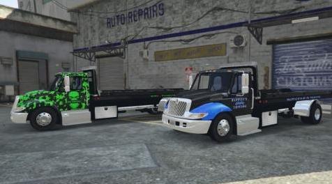 侠盗猎车手5MOD Flatbed Tow Truck Textures