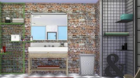 模拟人生4MOD Caesium Bathroom-卫生间装饰