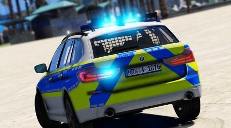 侠盗猎车手5MOD 2018 BMW 5er (G31) Polizei NRW