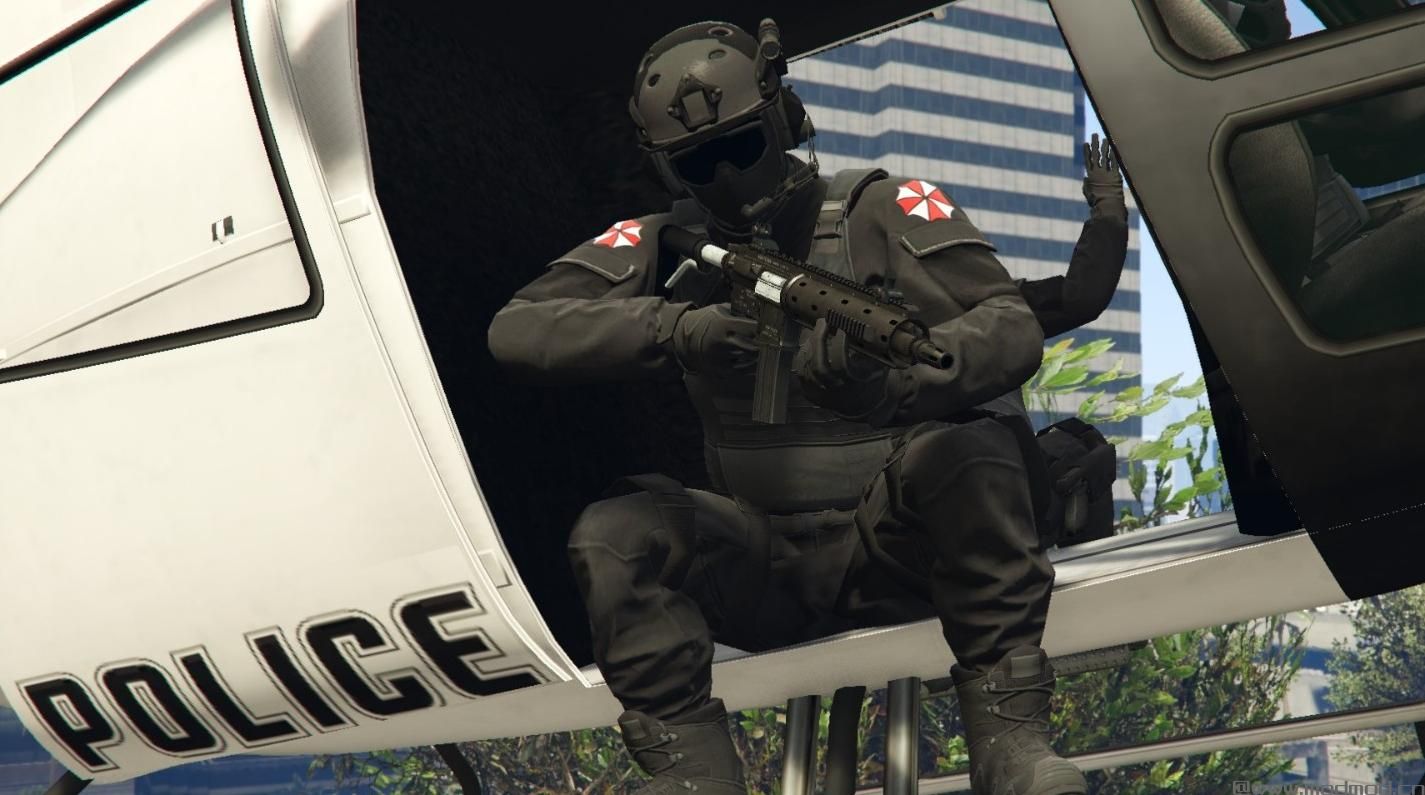 侠盗猎车手5MOD Umbrella Corps Soldier