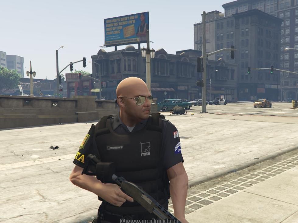 侠盗猎车手5MOD 2018 Skin ROTA PMESP