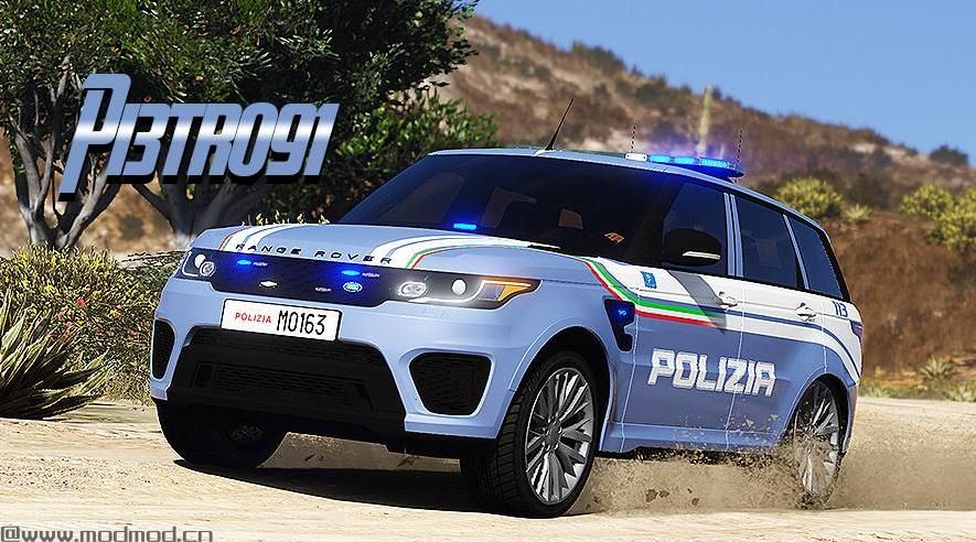 侠盗猎车手5MOD Range Rover SVR Polizia