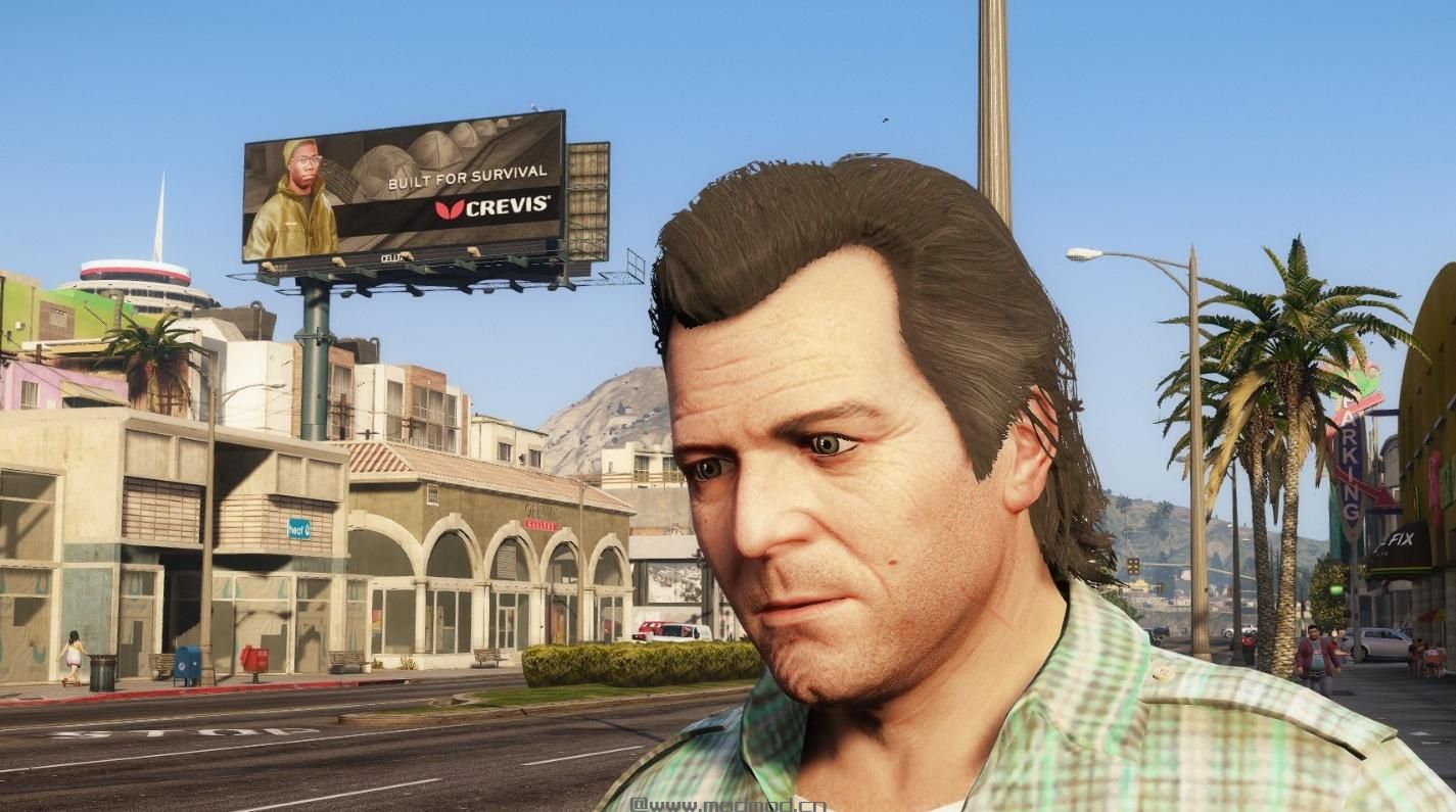 侠盗猎车手5MOD Michael is slowly getting older