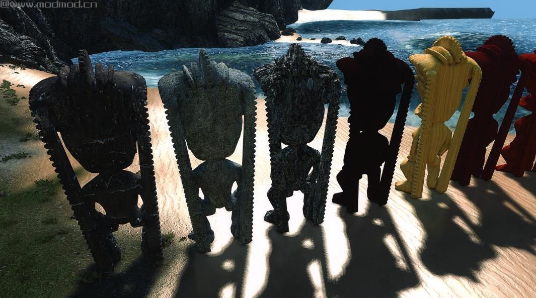 上古卷轴5：重置版MOD Modder的资源 - 夏威夷神雕像