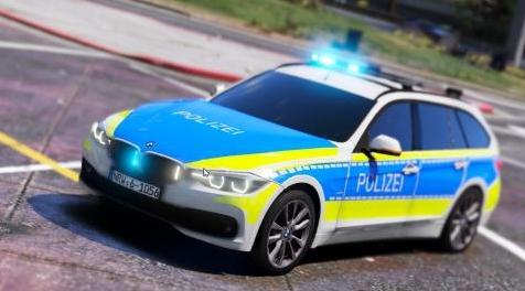 侠盗猎车手5MOD 2017 BMW 330D F31 Polizei NRW