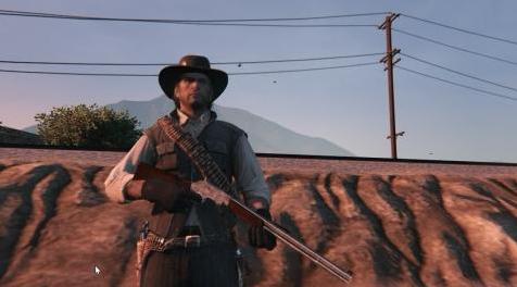 侠盗猎车手5MOD Winchester from Red dead redemption