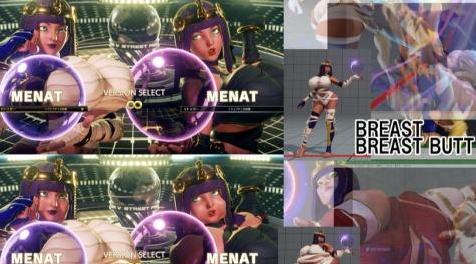 街头霸王5MOD  SF5 Menat 03 Cos Body Mod