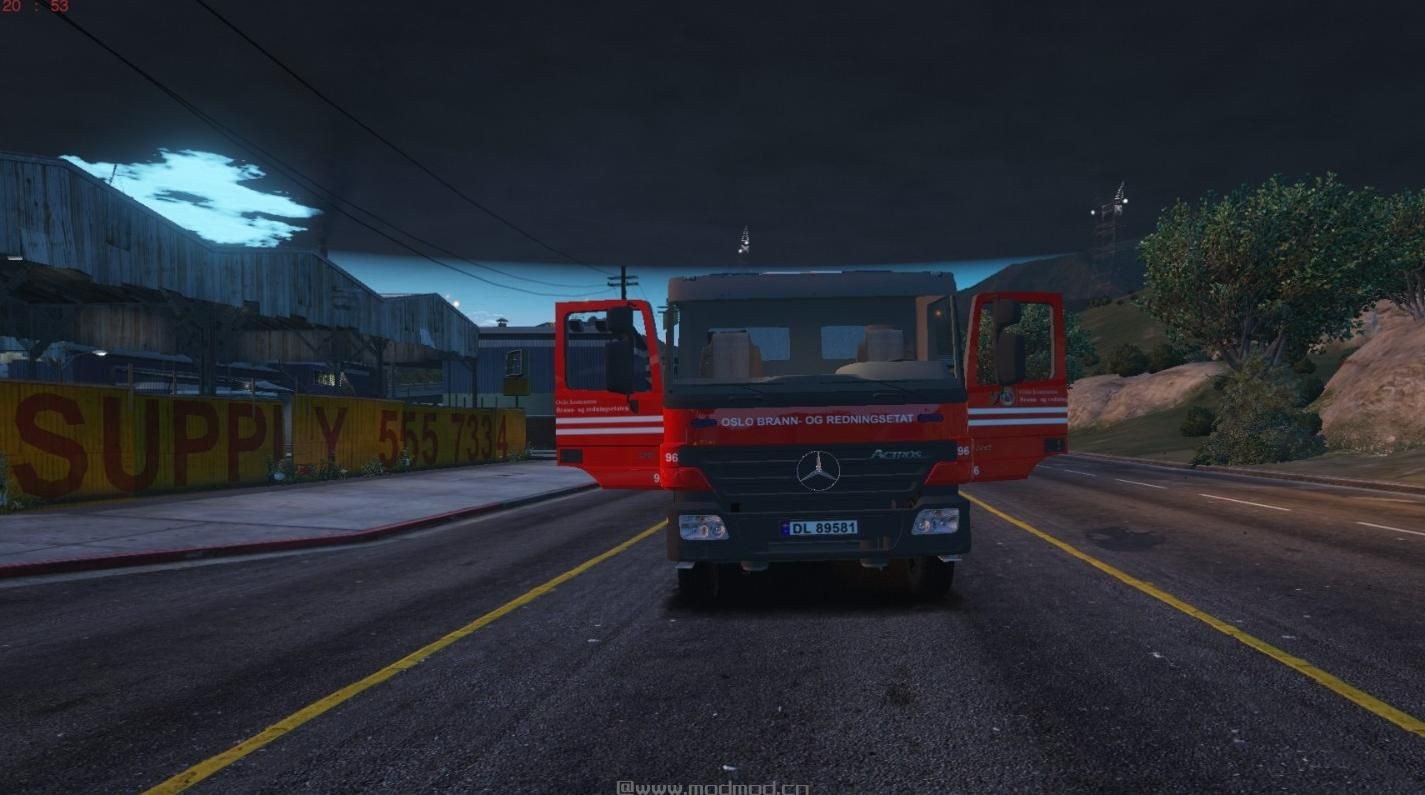 侠盗猎车手5MOD Norwegian OBRE - Flatbed O-96