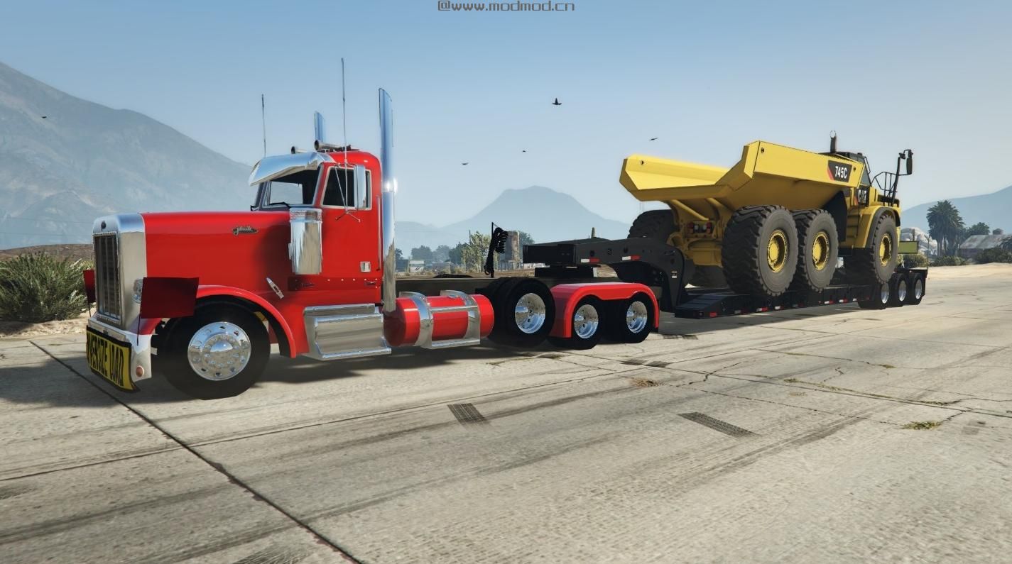 侠盗猎车手5MOD 2018 Caterpillar 745C Offroad Dump Truck [ ADD-ON]