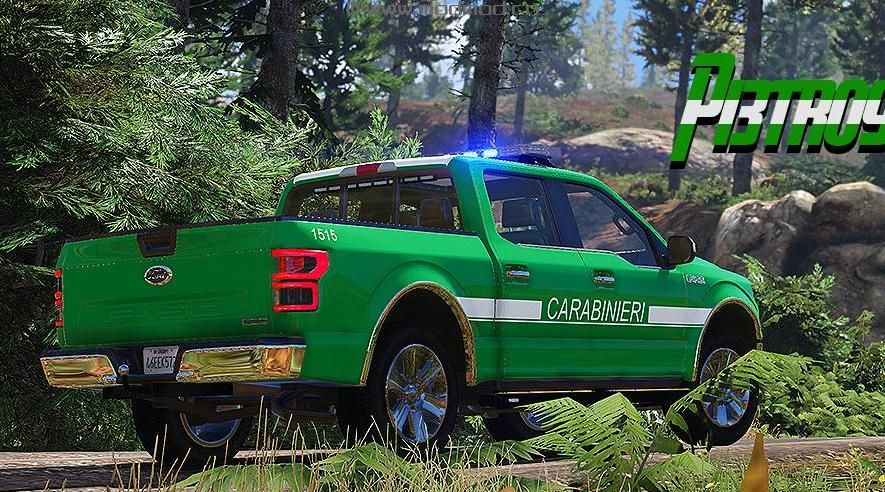 侠盗猎车手5MOD Ford F150 Super Crew - Forestale Carabinieri