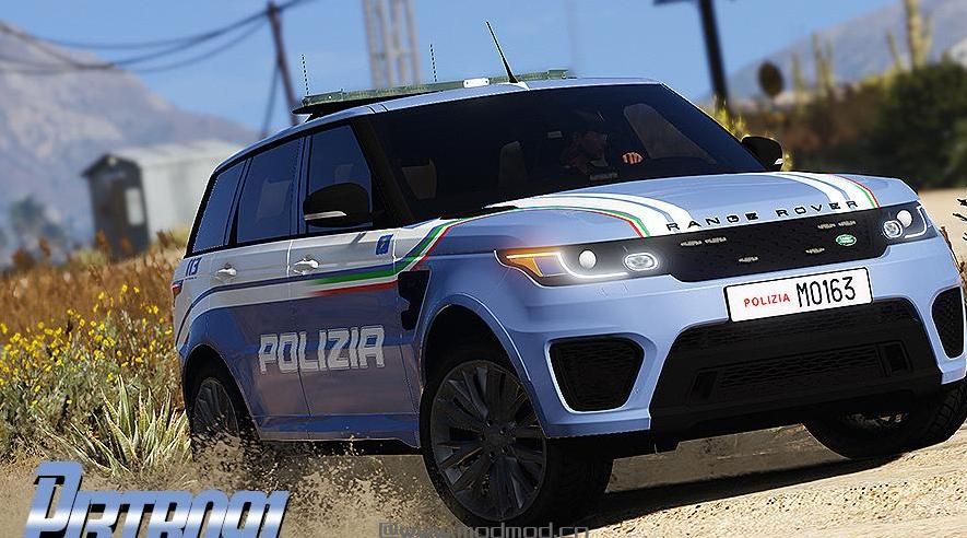 侠盗猎车手5MOD Range Rover SVR Polizia