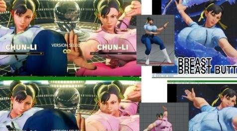 街头霸王5MOD SF5 Chunli 02 Body Mod