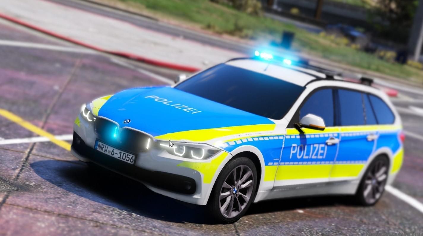 侠盗猎车手5MOD 2017 BMW 330D F31 Polizei NRW