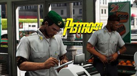 侠盗猎车手5MOD Camicia Guardia di Finanza + Basco