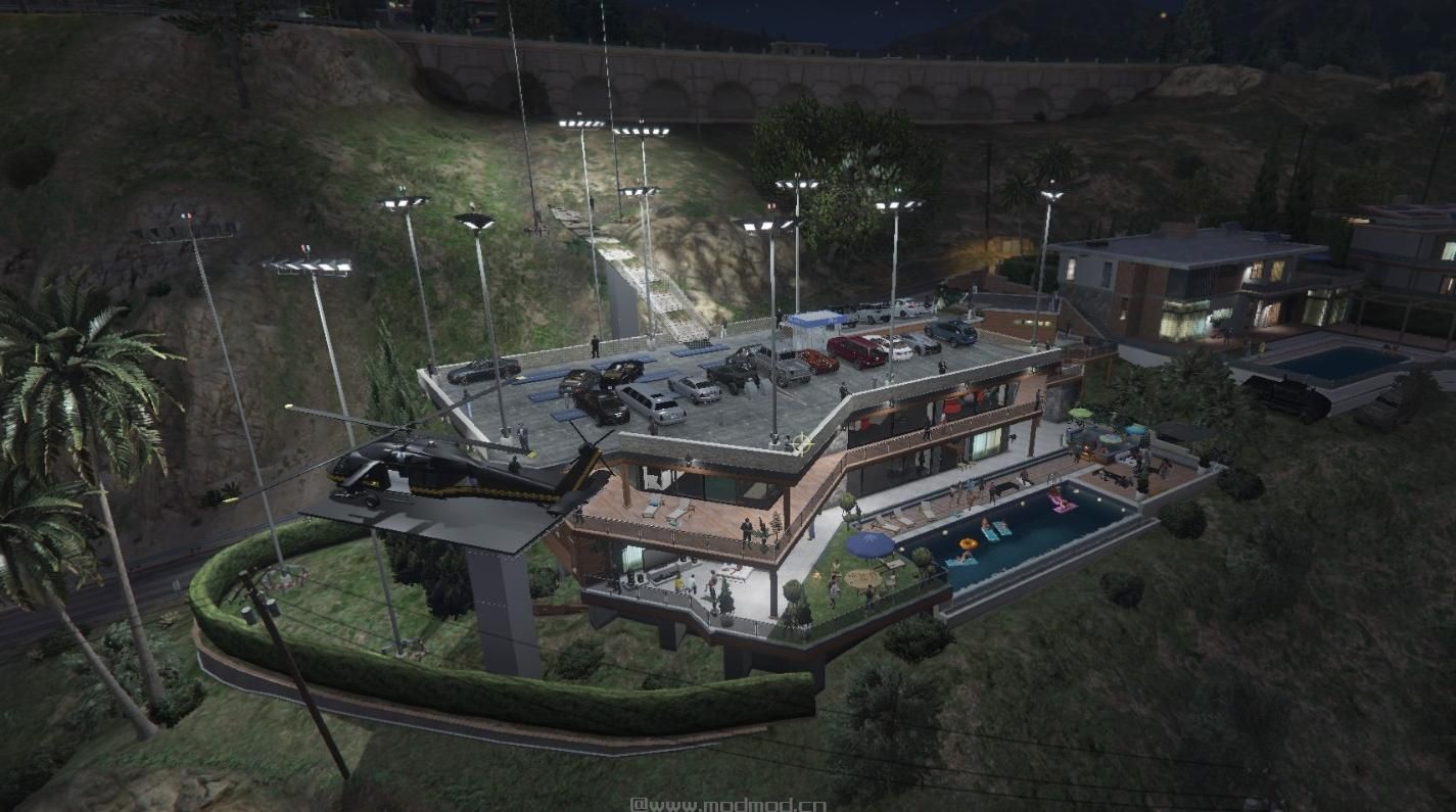 侠盗猎车手5MOD Franklin Party House And Security