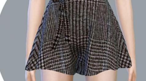 模拟人生4MOD MarigoldFBottomSkirtPantsWithBelt-女裙