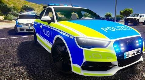 侠盗猎车手5MOD 2017 Audi S3 Polizei SH