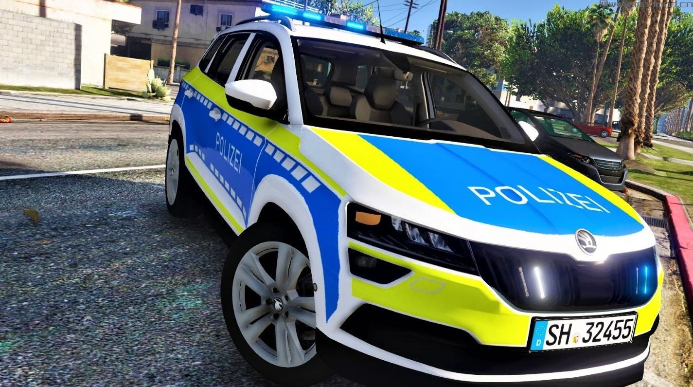 侠盗猎车手5MOD 2017 Skoda Karoq Polizei SH