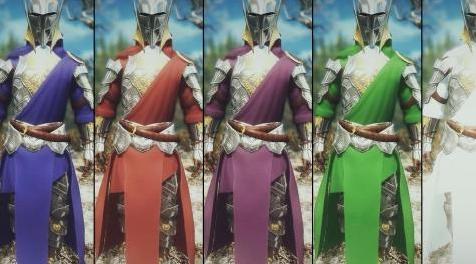 上古卷轴5：重置版MOD 富丽堂皇的盔甲和大刀
