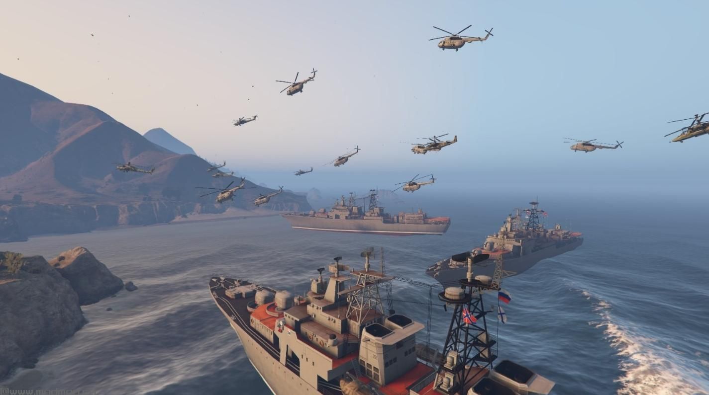 侠盗猎车手5MOD Udaloy Class Destroyer