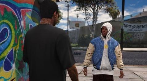 侠盗猎车手5MOD XXXTENTACION Bomber & Shorts For Franklin