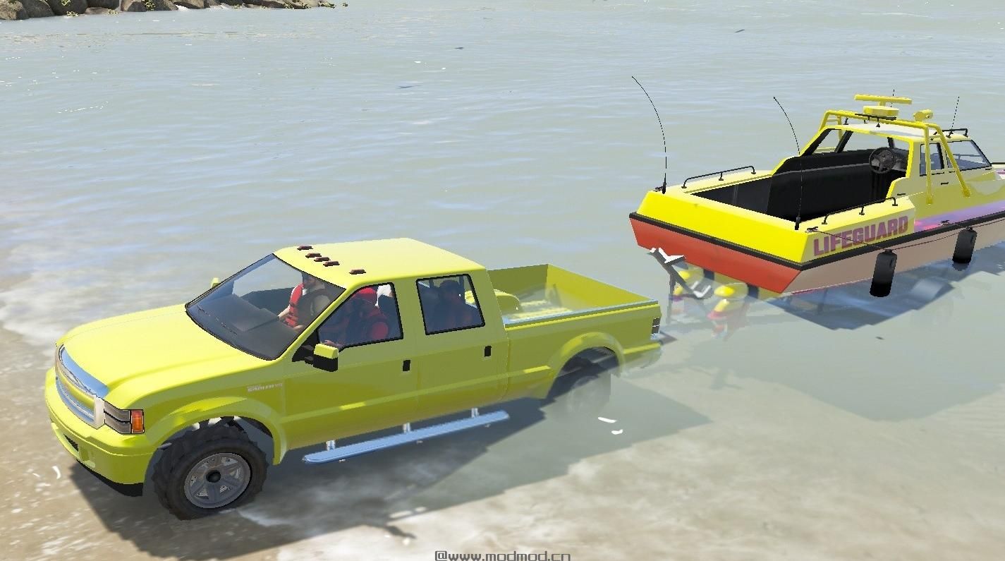 侠盗猎车手5MOD Lifeguard Boat [Add-On]
