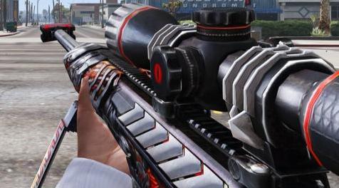 侠盗猎车手5MOD Barrett M82A1 destruction