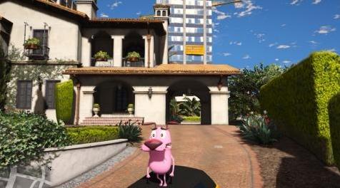 侠盗猎车手5MOD Courage the Cowardly Dog