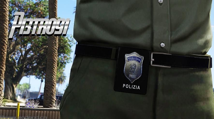 侠盗猎车手5MOD Distintivi Polizia di Stato