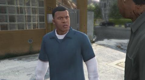 侠盗猎车手5MOD Franklin beta shirt