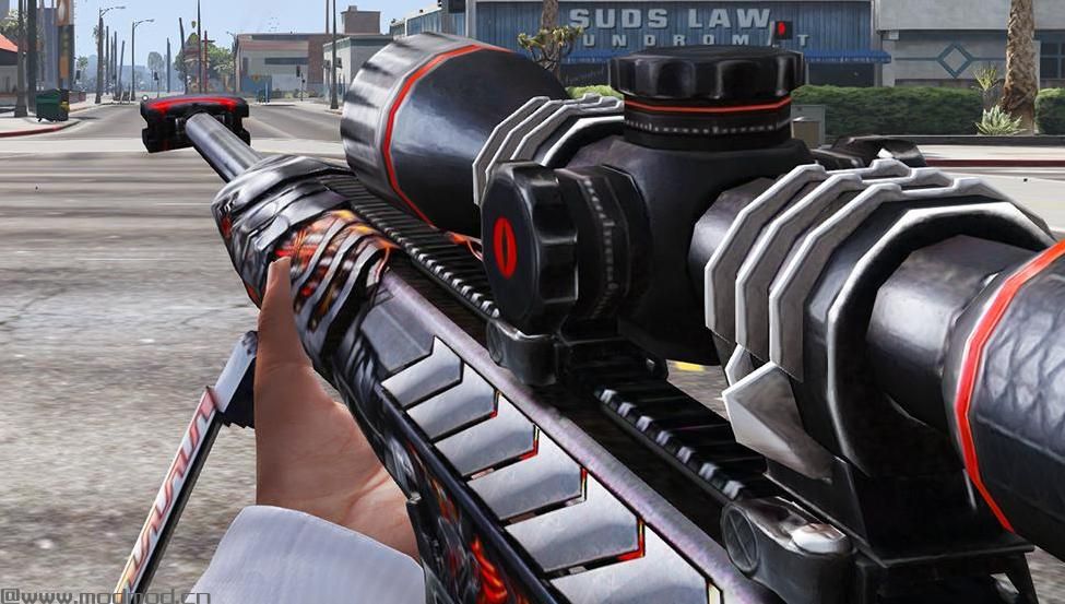 侠盗猎车手5MOD Barrett M82A1 destruction