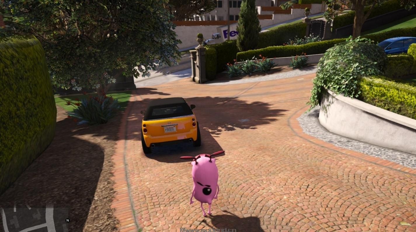 侠盗猎车手5MOD Courage the Cowardly Dog