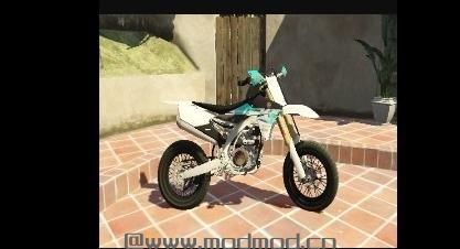 侠盗猎车手5MOD yzfsm white and blue livery 2018