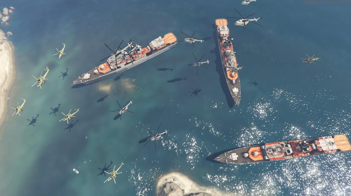 侠盗猎车手5MOD Udaloy Class Destroyer