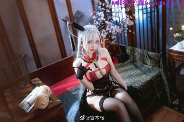 宫本桜cos金龙腾祥云埃吉尔