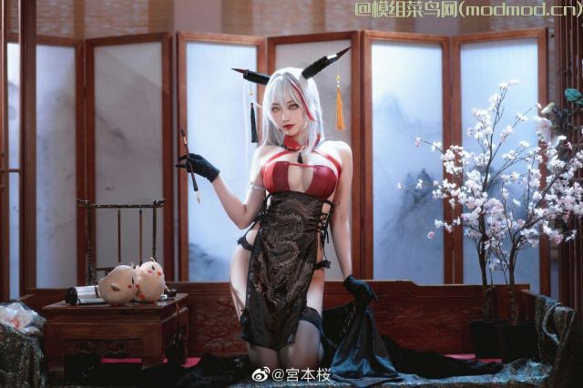 宫本桜cos金龙腾祥云埃吉尔