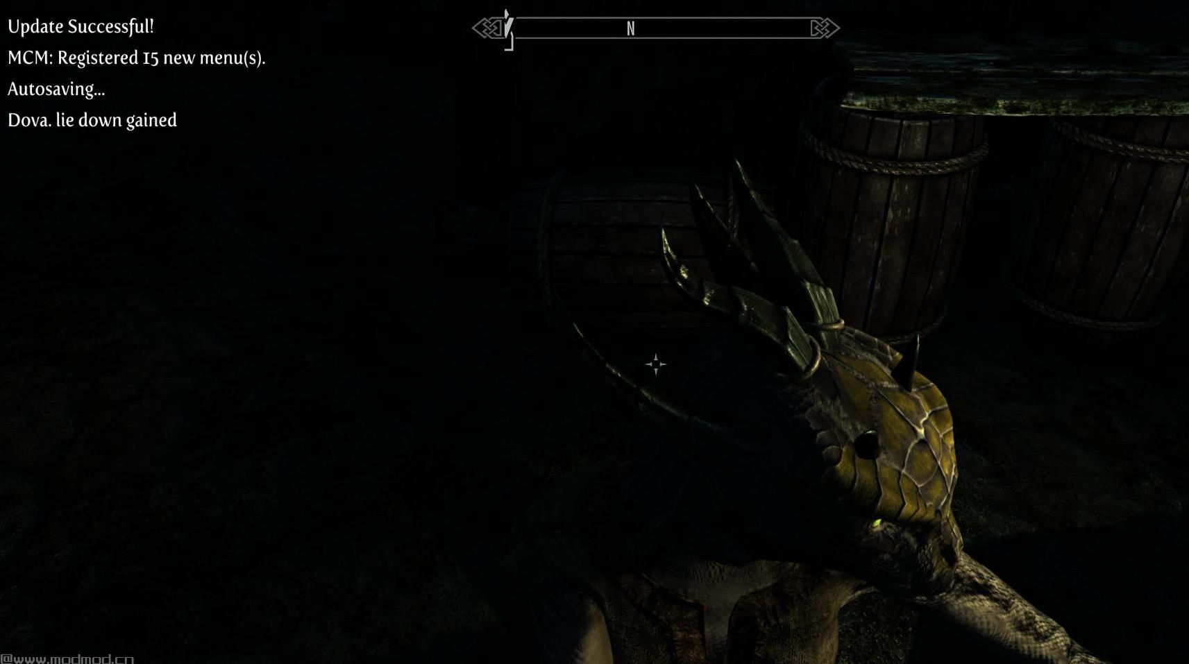 上古卷轴5：重置版MOD Argonian Dragon Horn Hair Replacer（WIP）